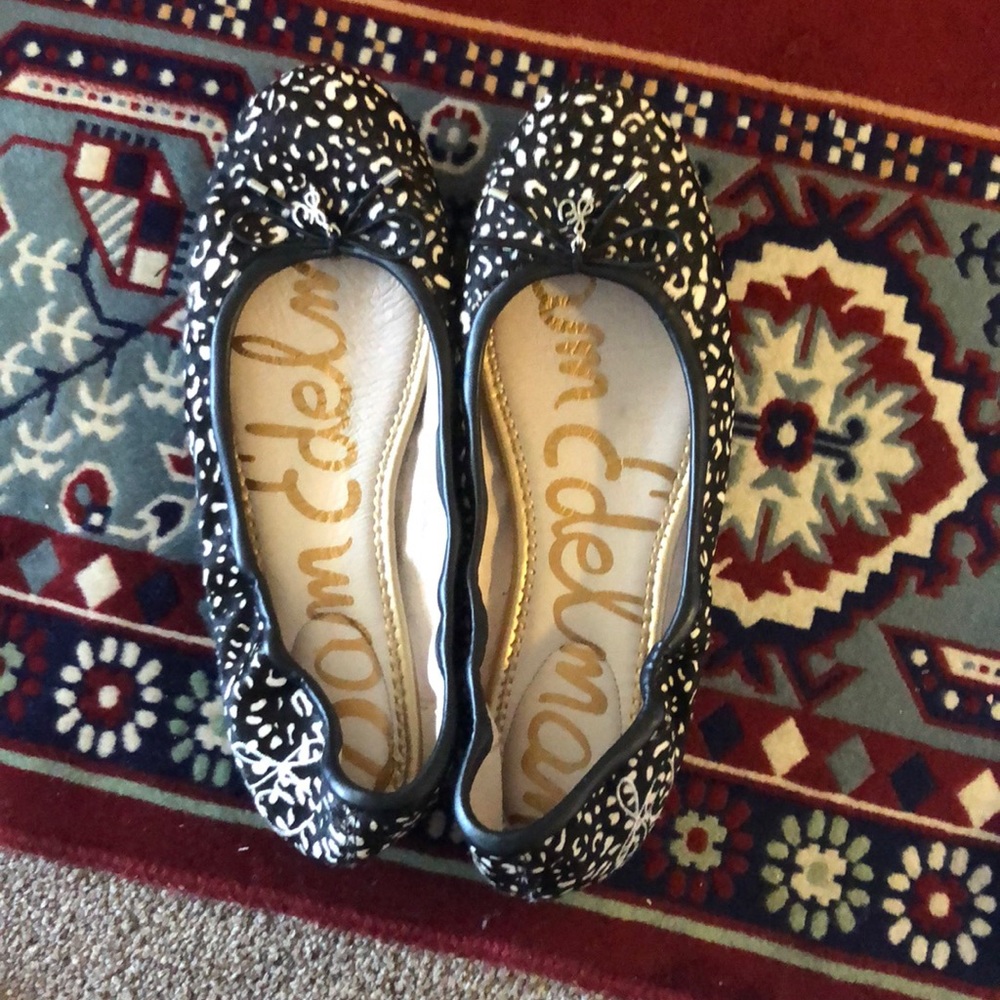 Calf hair flats